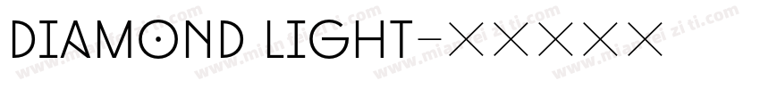 diamond light字体转换